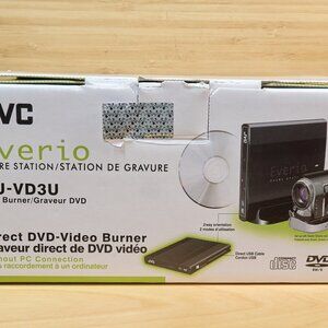 JVC Everio CU-VD3U Share Station, Direct DVD Video Burner